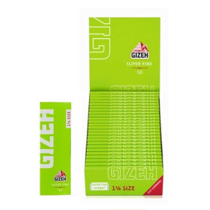 GIZEH PAPEL SUPER FINE 1 1/4 25UDS