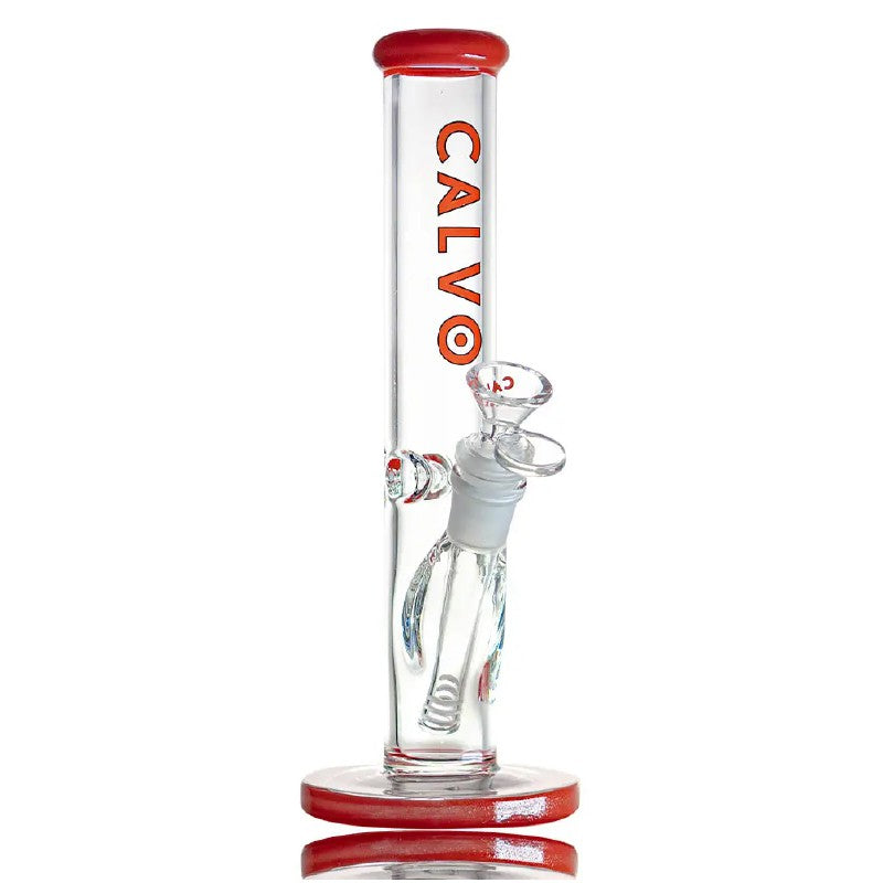STRAIGHT TUBE AMERICAN RED CALVO GLASS