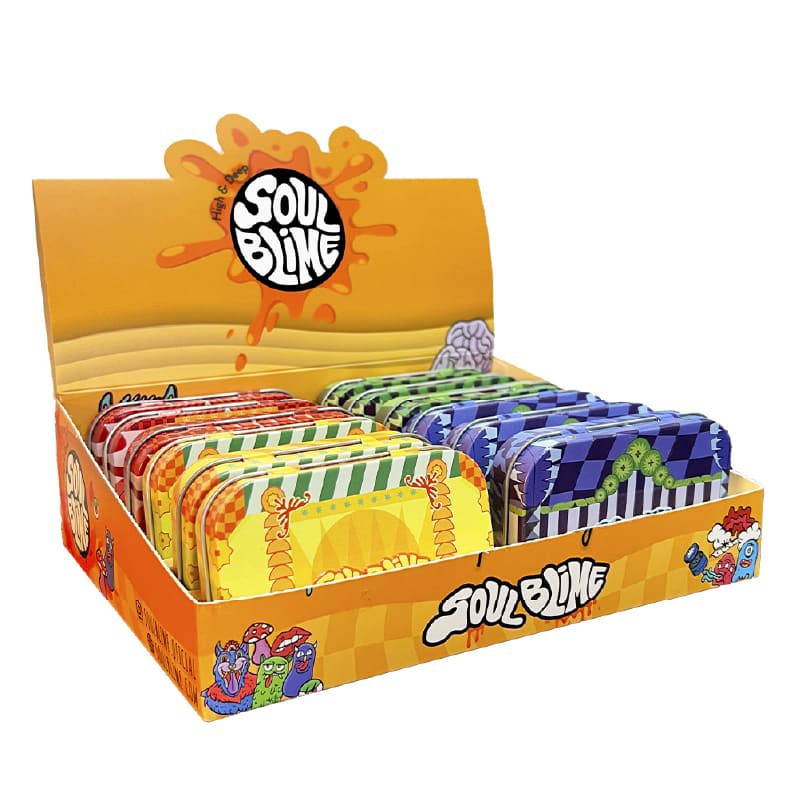 SOULBLIME CONTENEDOR TAPA BISAGRA 10 X 6CM 12UDS