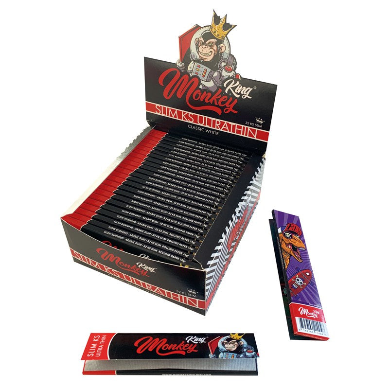 PAPEL KS SLIM BLANCO 50UDS MONKEY KING