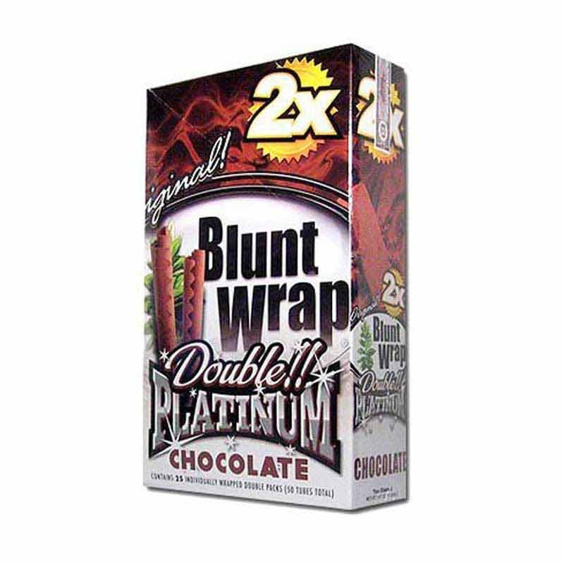 BLUNT WRAP PLATINUM CHOCOLATE 25UDS