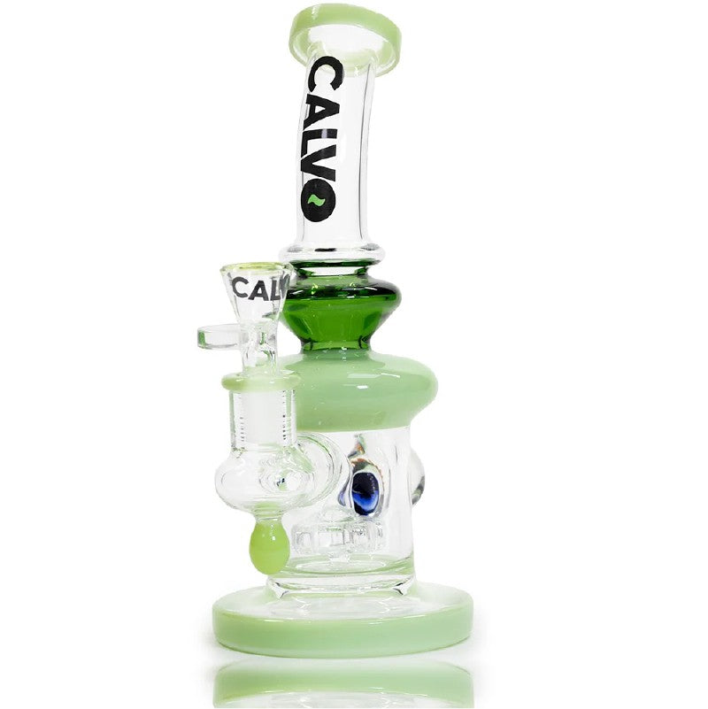 IMPLOSSION DROP RIG GREEN 23CM CALVO GLASS