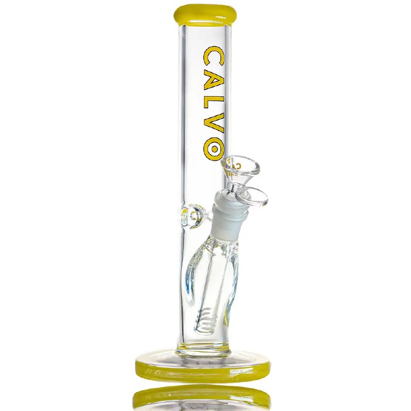 STRAIGHT TUBE AMERICAN YELLOW CALVO GLASS
