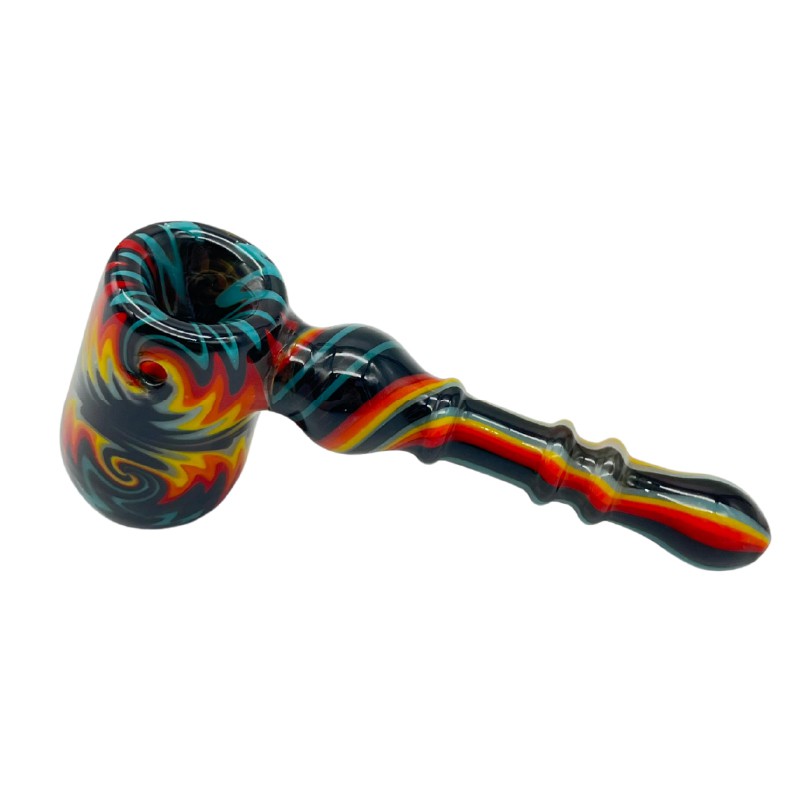 PIPA WIG WAG HAMMER BLACK 14CM CALVO GLASS