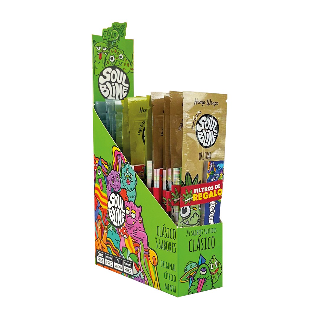SOULBLIME BLUNT SABORES CLASICOS 24UDS