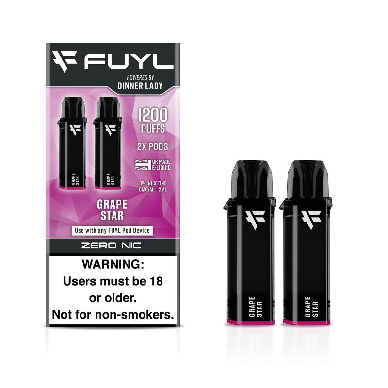 VAPE RECARGABLE GRAPE STAR FUYL 1200 FUYL