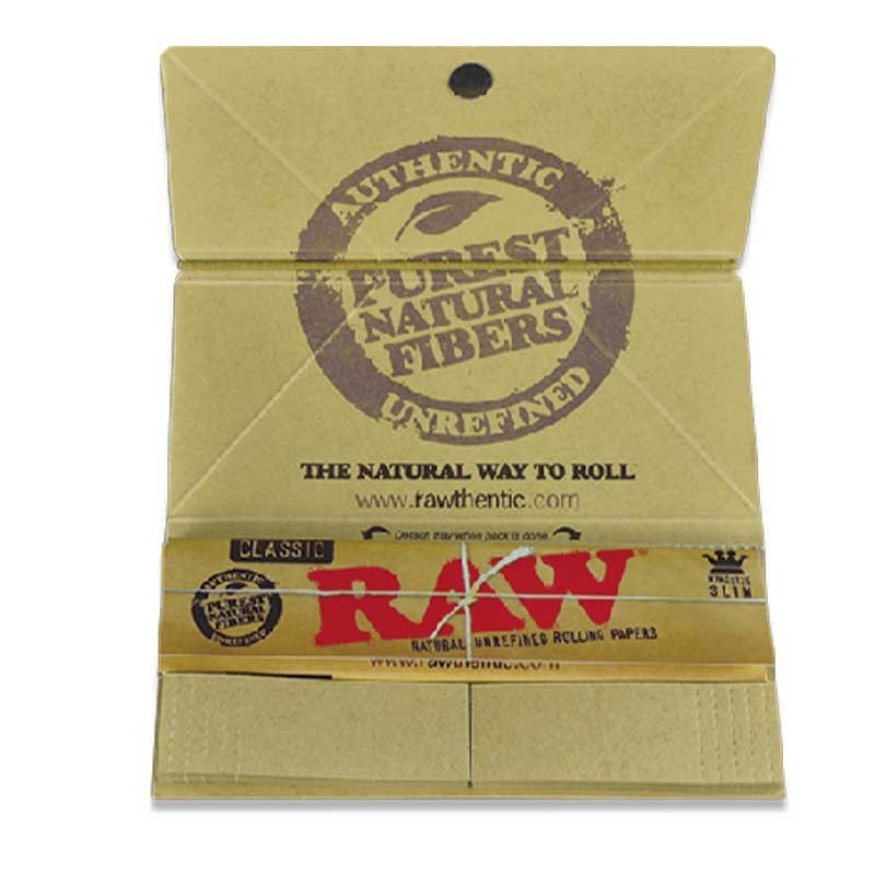 RAW PAPEL ARTESANO KS SLIM 15UDS