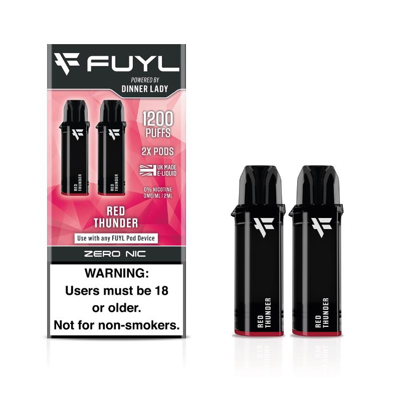 VAPE RECARGABLE RED THUNDER 1200 PUFFS FUYL