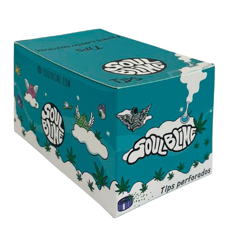 SOULBLIME TIPS FILTRO DE CARTON CELESTE 25UDS