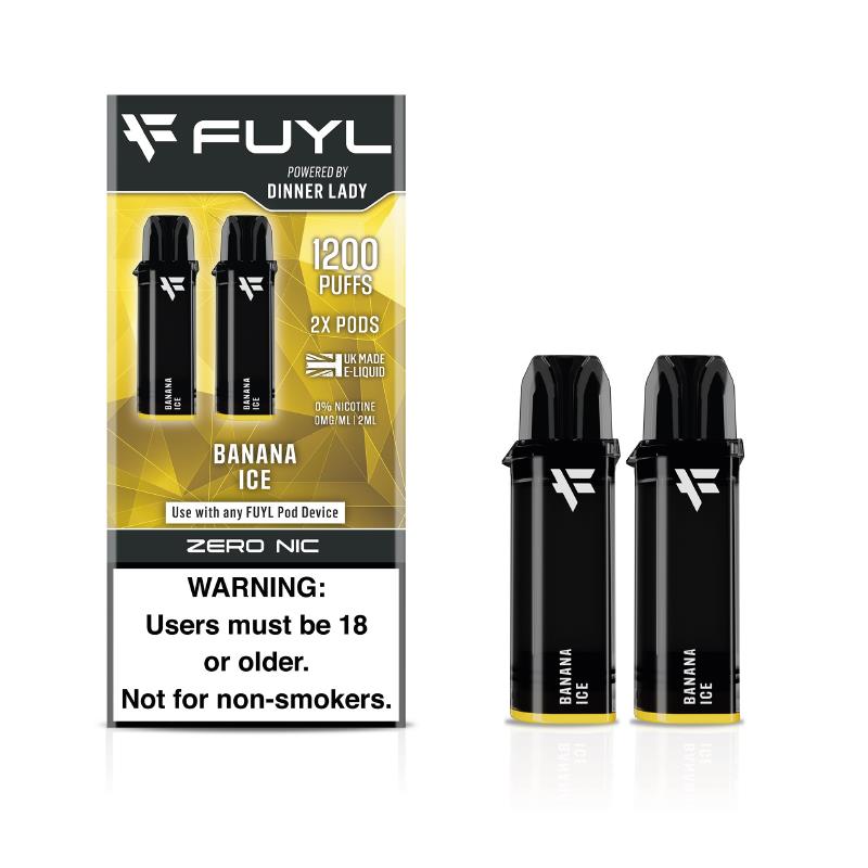 VAPE RECARGABLE BANANA ICE 1200 PUFFS FUYL