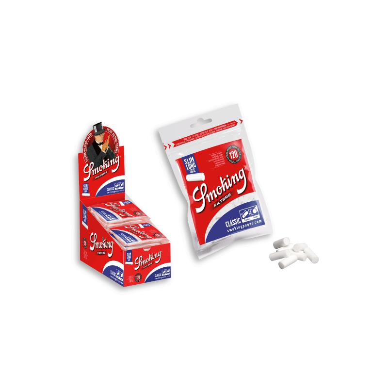 SMOKING FILTRO SLIM CLASSIC LONG BLUE 120UDS