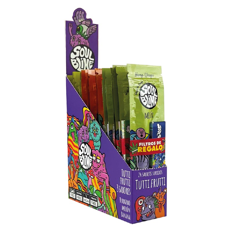 SOULBLIME BLUNT SABORES TUTTI FRUTTI 24UDS