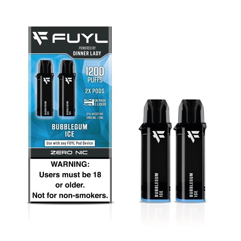 VAPE RECARGABLE BUBBLEGUM ICE 1200 PUFFS FUYL