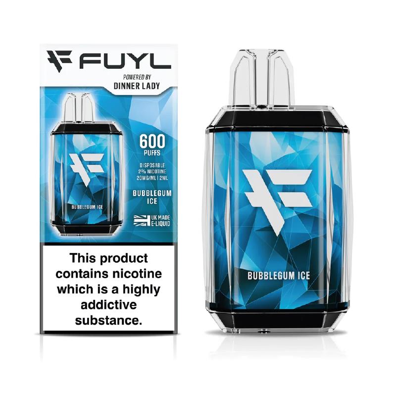 VAPE KIT BUBBLEGUM ICE 600 PUFFS FUYL