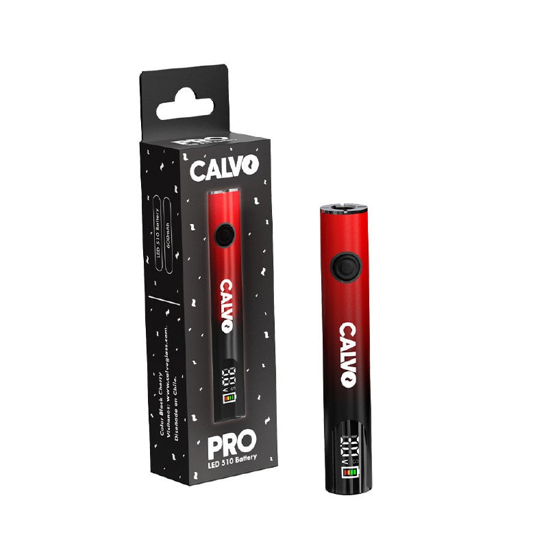 BATERIA 510 LED RED BLACK CALVO GLASS