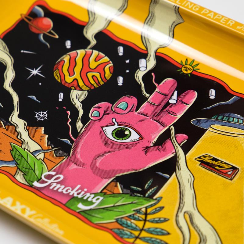 SMOKING ROLLING TRAY EARTH 5UDS