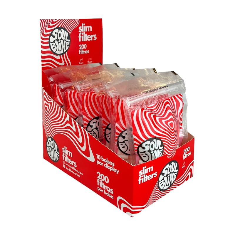 SOULBLIME FILTROS SLIM 10UDS