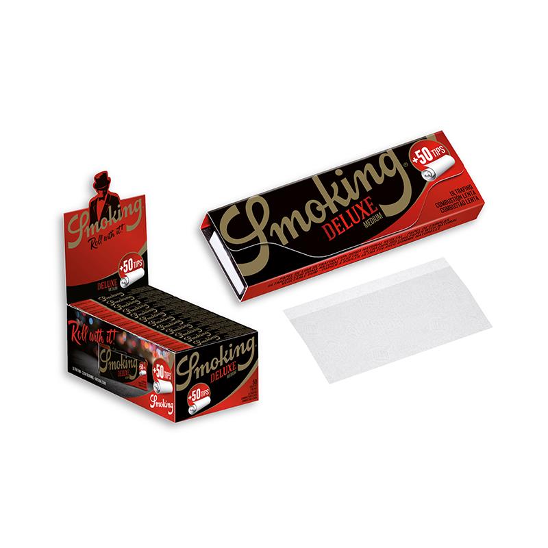 SMOKING PAPEL DELUXE 1 1/4 + FILTROS 24UDS