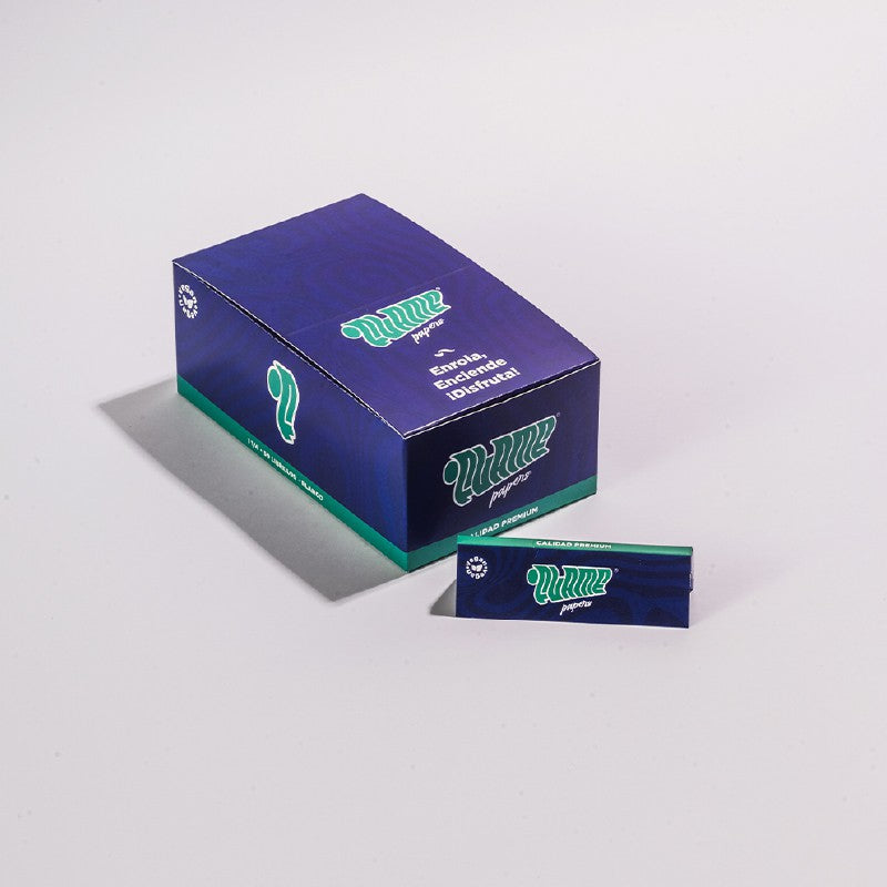 PAPEL 1 1/4 BLANCO FLAME 50UDS