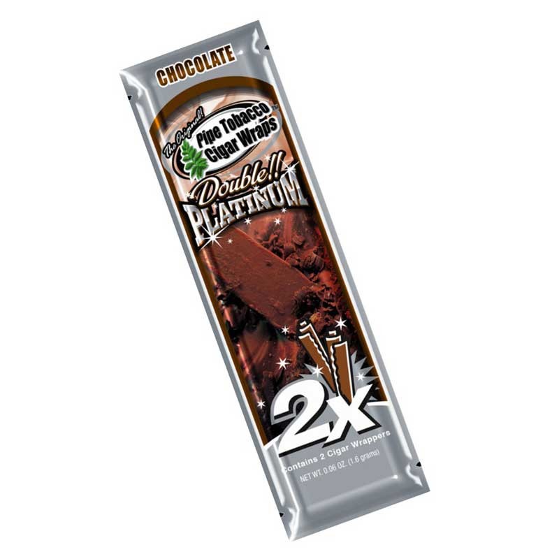 BLUNT WRAP PLATINUM CHOCOLATE 25UDS