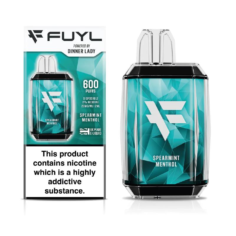 VAPE KIT SPEARMINT MENTHOL 600 PUFFS FUYL
