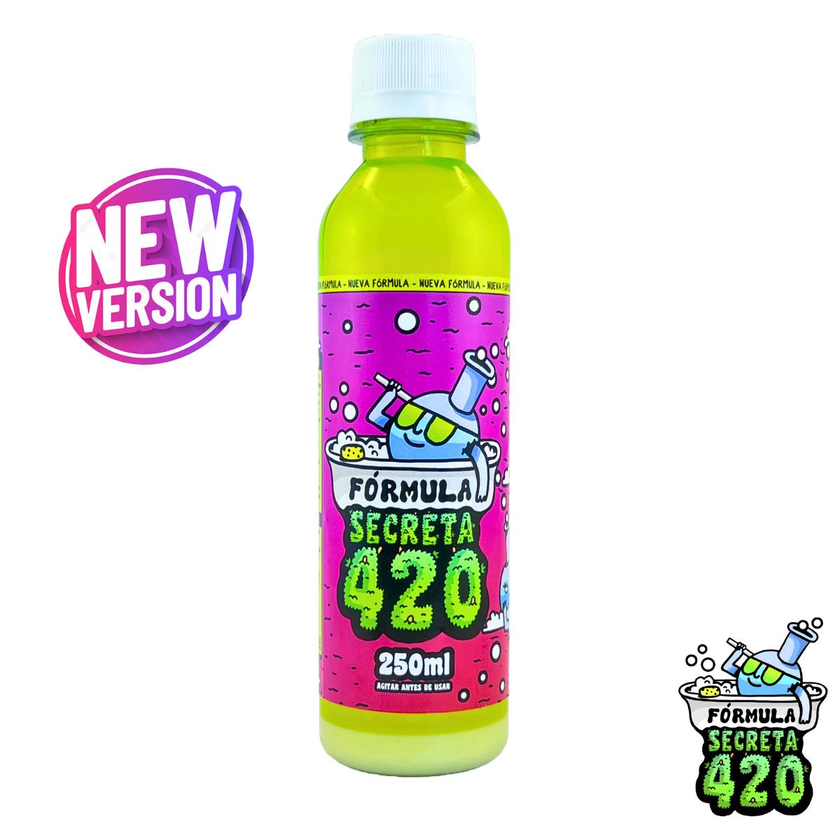 LIMPIADOR BONG MANZANA 250ML FORMULA SECRETA 420