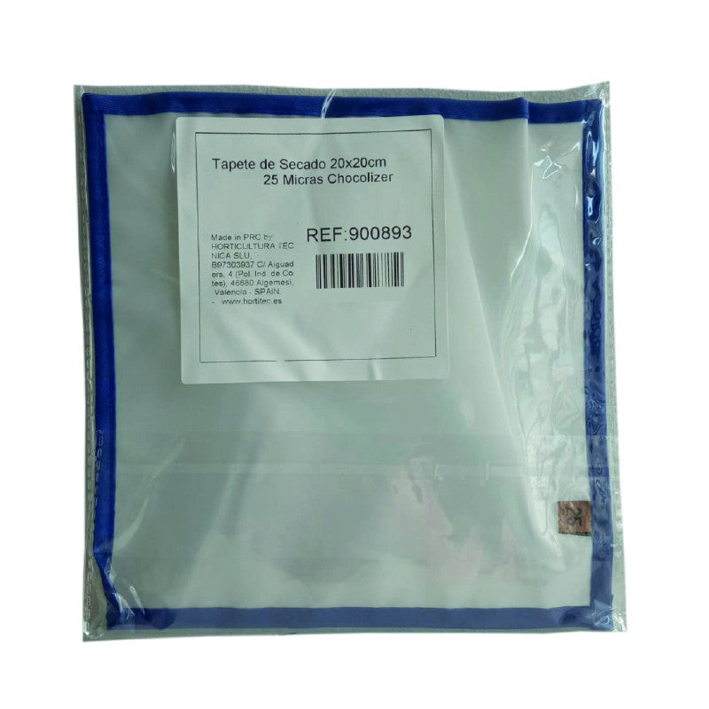 TAPETE DE SECADO 20X20CM 25 MICRAS CHOCOLIZER