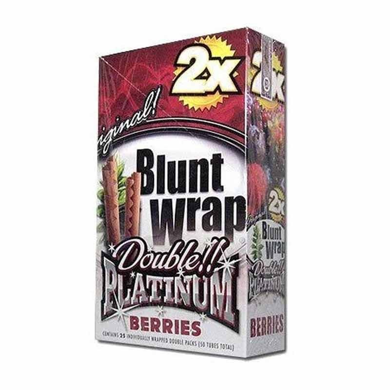BLUNT WRAP PLATINUM BERRYS 25UDS