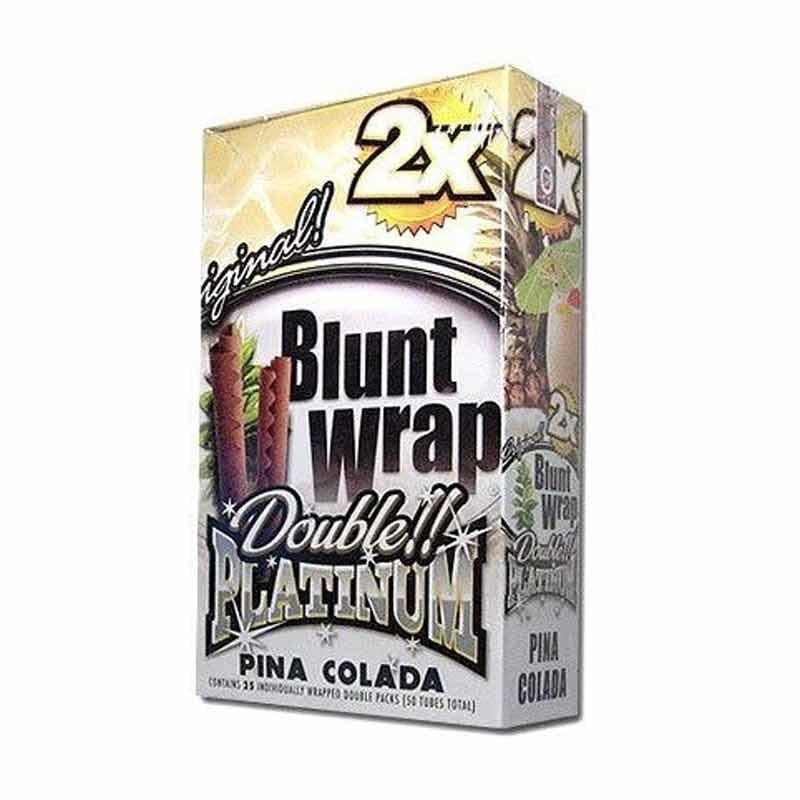 BLUNT WRAP PLATINUM PINA COLADA 25UDS