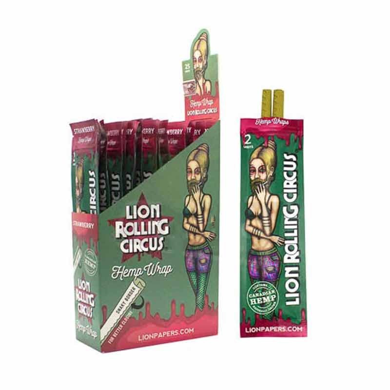 LRC HEMP WRAP STRAWBERRY 25UDS