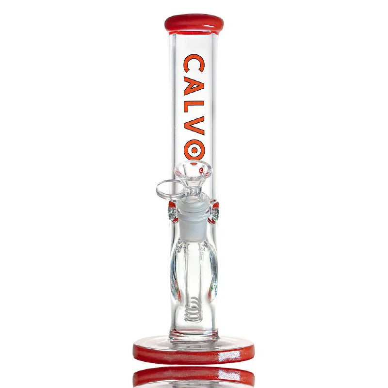STRAIGHT TUBE AMERICAN RED CALVO GLASS