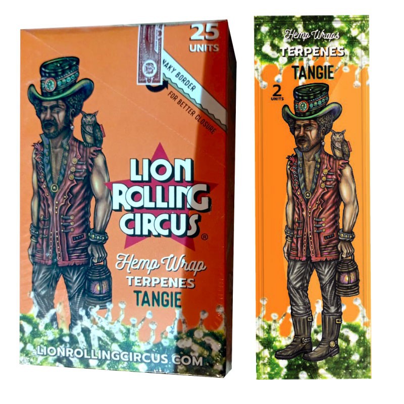 LRC HEMP WRAP TERPENES TANGIE 25UDS