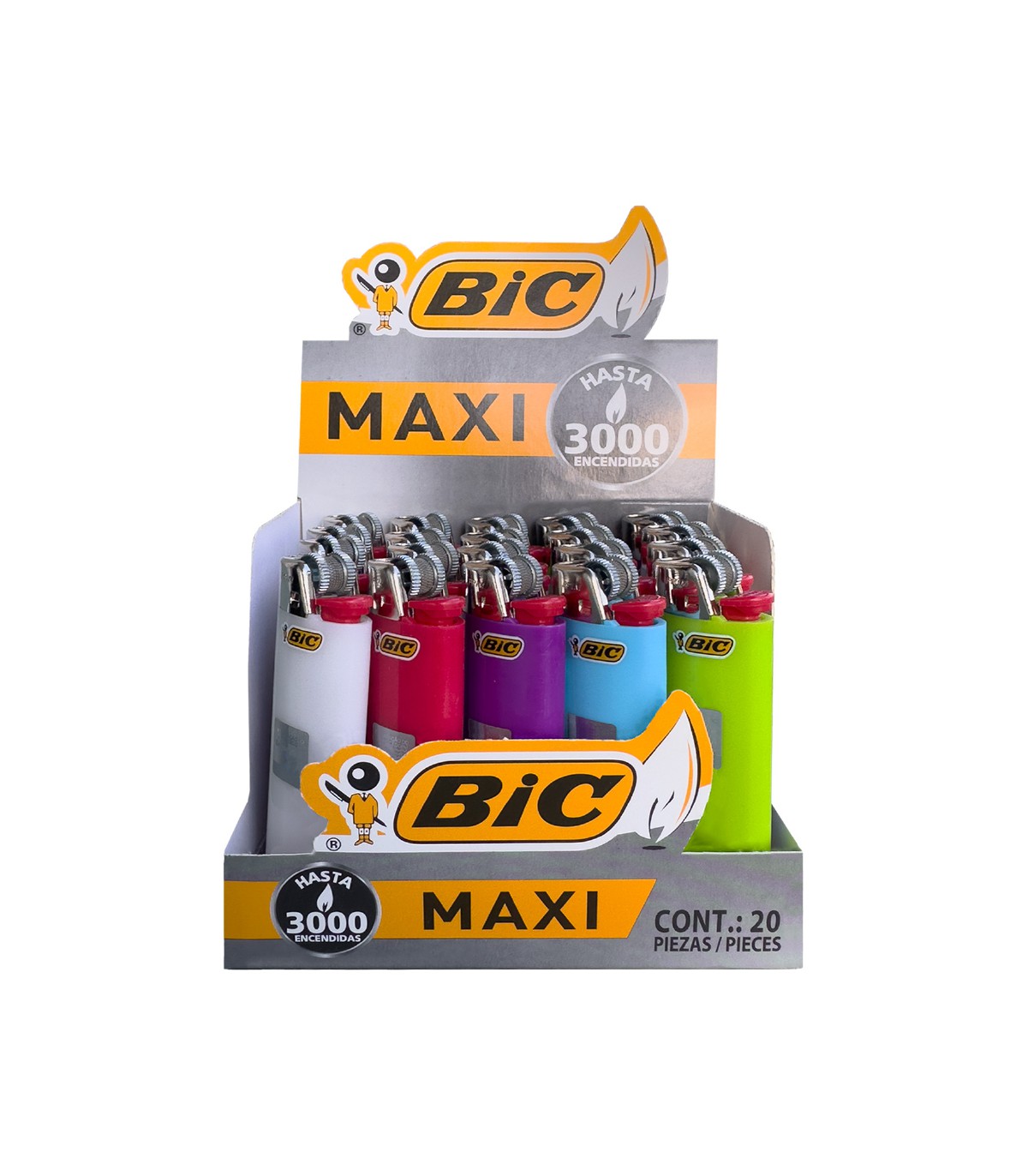 ENCENDEDOR BIC J6 MAXI 20UDS