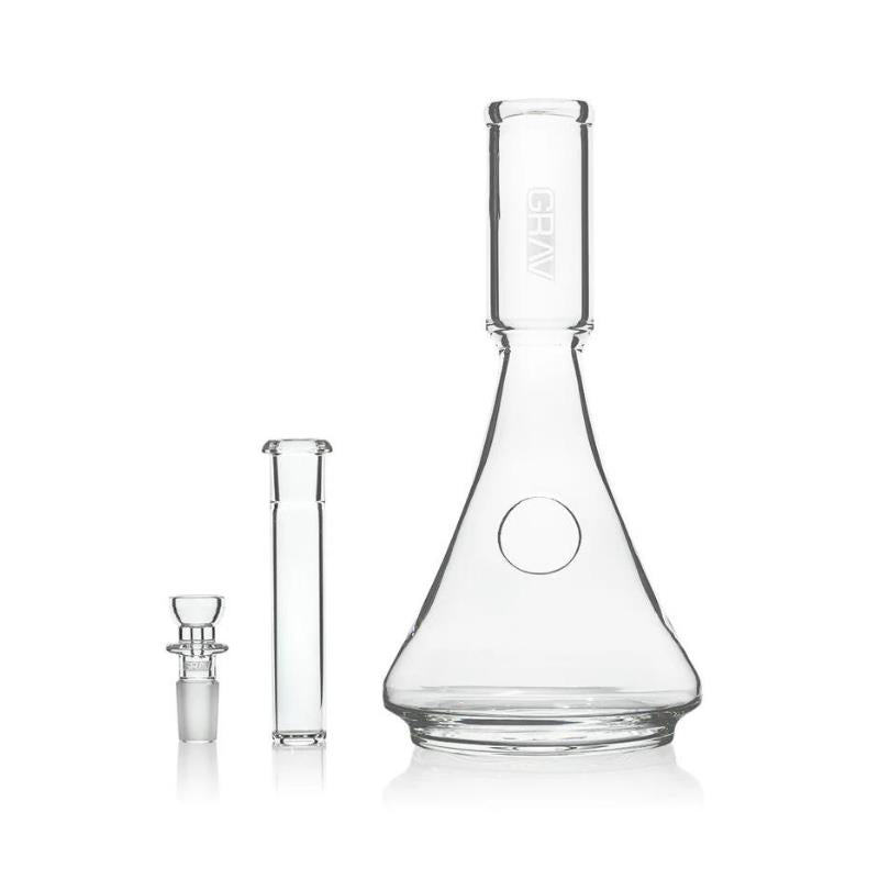 DECO BEAKER IN SILICONE BLACK GRAV