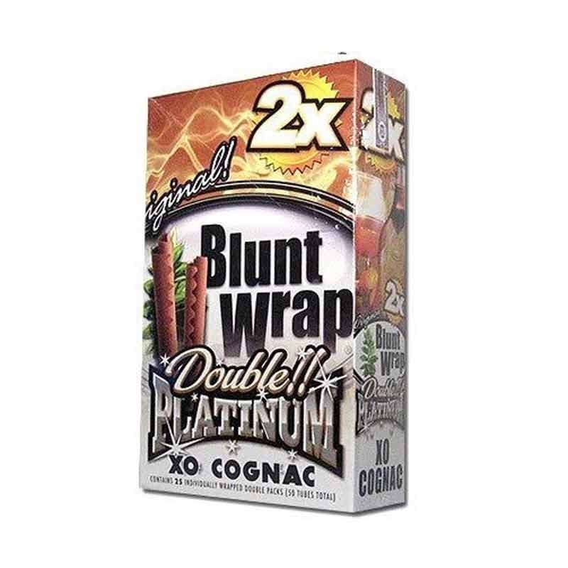 BLUNT WRAP PLATINUM XO COGNAC 25UDS