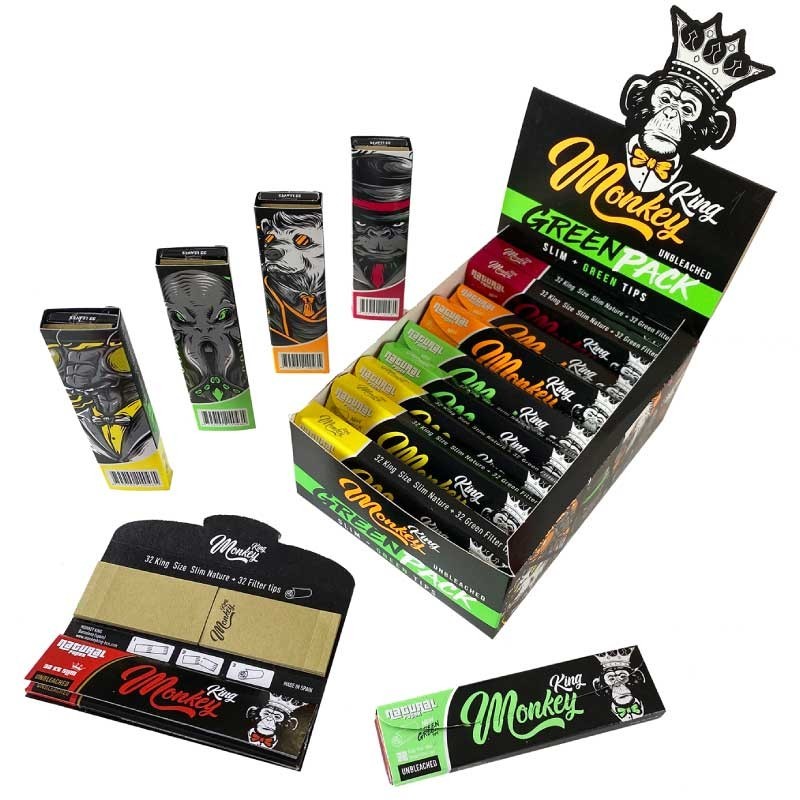 PACK GREEN KS + TIPS 24UDS MONKEY KING