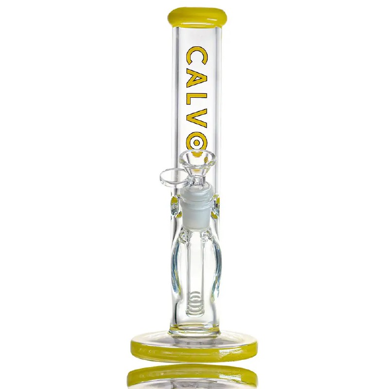 STRAIGHT TUBE AMERICAN YELLOW CALVO GLASS