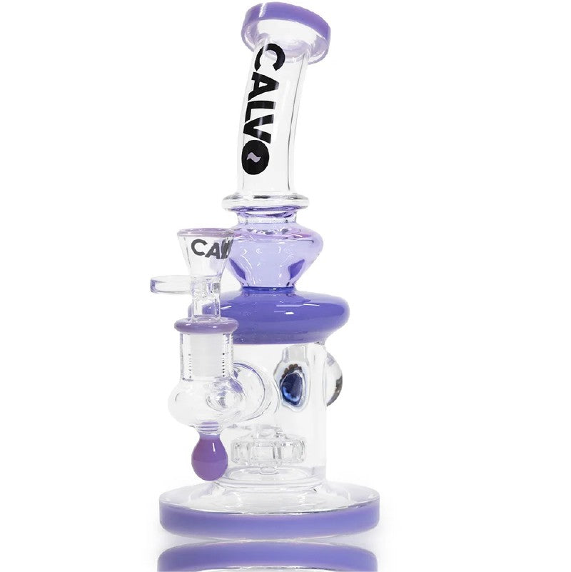 IMPLOSSION DROP RIG PURPLE 23CM CALVO GLASS