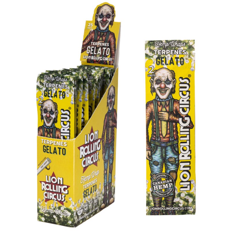 LRC HEMP WRAP TERPENES GELATO 25UDS