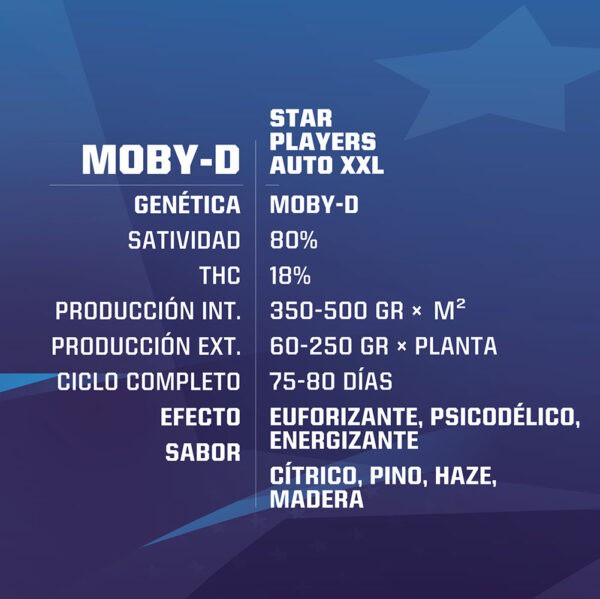 MOBY-D XXL AUTO 2 UDS BSF SEEDS