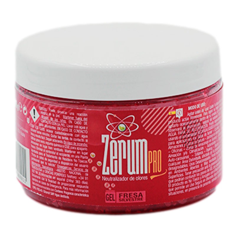 GEL FRESA SILVESTRE 400G ZERUMPRO