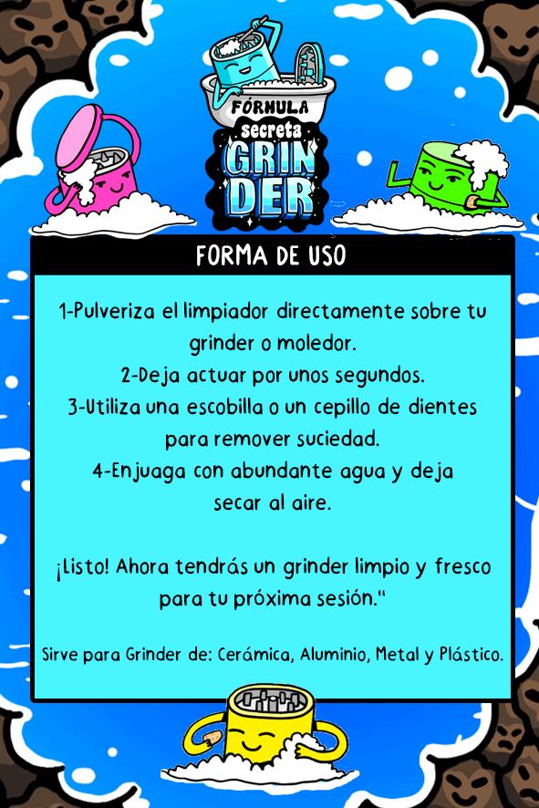 LIMPIADOR GRINDER 250ML FORMULA SECRETA