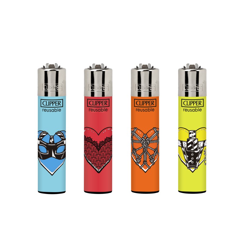 ENCENDEDORES CLIPPER HARD LOVE 24UDS