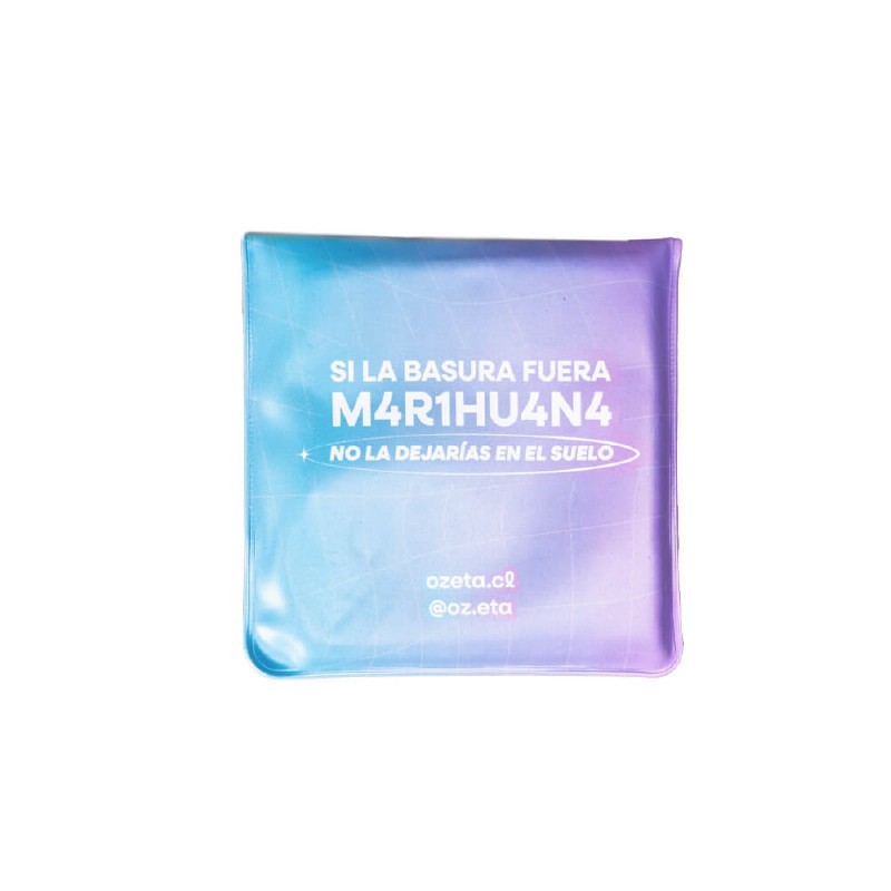 OZETA CENICERO PORTATIL CELESTE