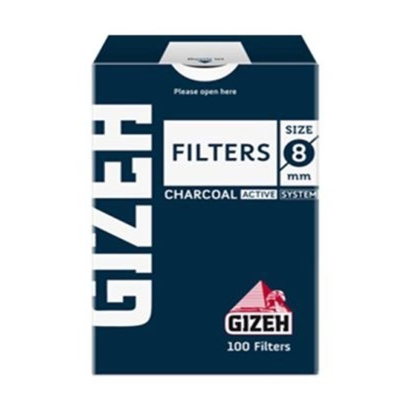 GIZEH FILTROS REGULAR CARBON ACT 100 FILTROS 10UDS