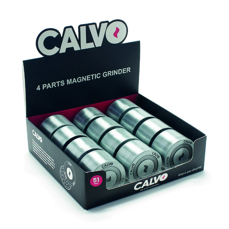 ZINC GRINDER 4 PISOS 12UDS CALVO GLASS