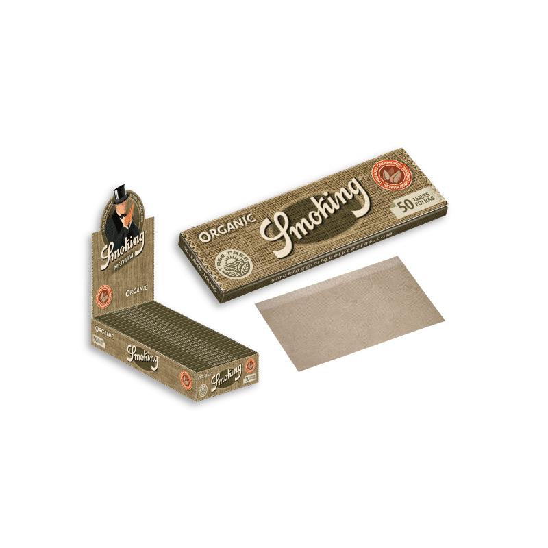 SMOKING PAPEL N9 ORGANIC 1 1/4 25UDS