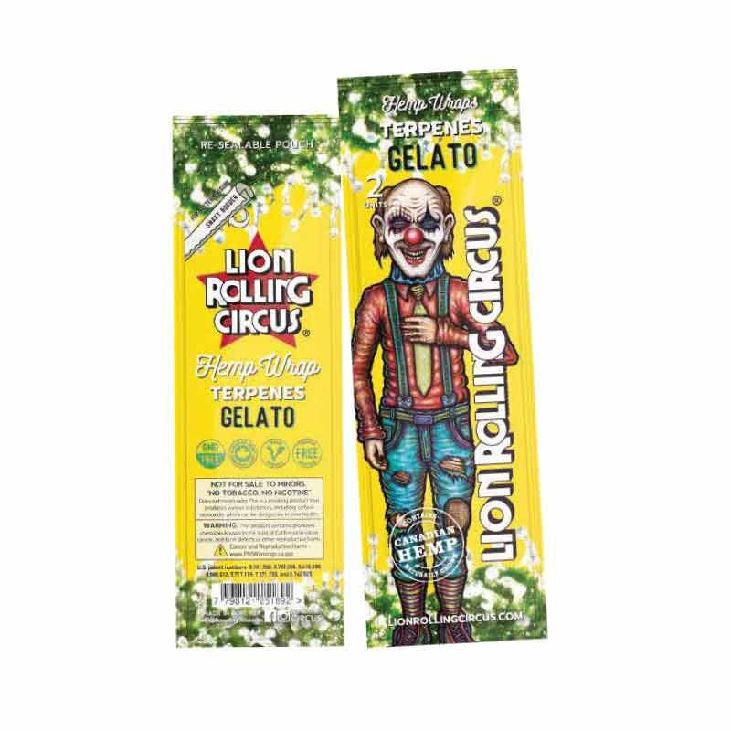 LRC HEMP WRAP TERPENES GELATO 25UDS