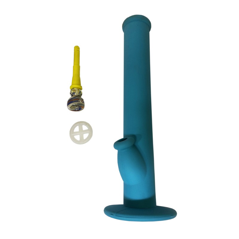 BONG SILICONA + QUEMADOR + ATRAPAHIELO 710 LABS