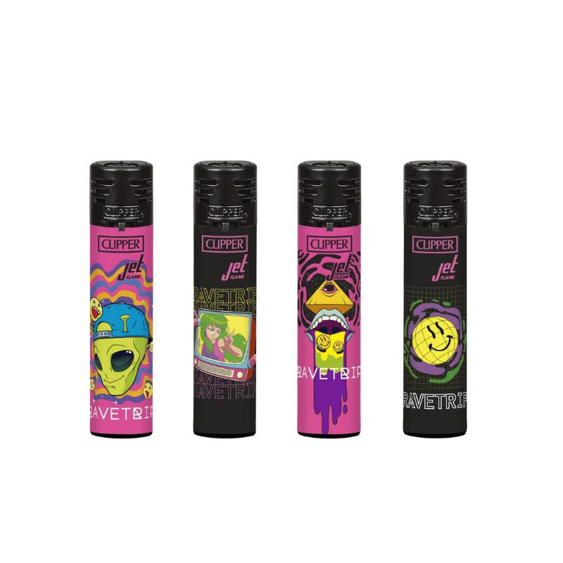 ENCENDEDORES CLIPPER JET RAVE TRIP 24UDS